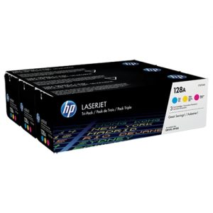 hp toner laser tricolor 128a laserjet pro cp1525 cm1415 pack 3 colores c/m/y