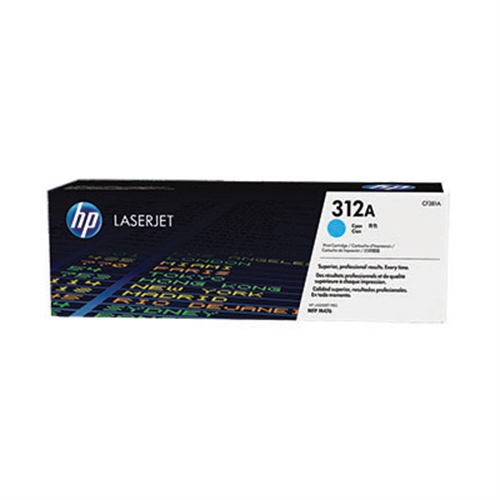 hp toner cian cf381a nº312a color laserjet pro mfp m476dn, mfp m476dw, mfp m476nw 2.700pg. hp toner cian cf381a nº312a color laserjet pro mfp m476dn, mfp m476dw, mfp m476nw 2.700pg.