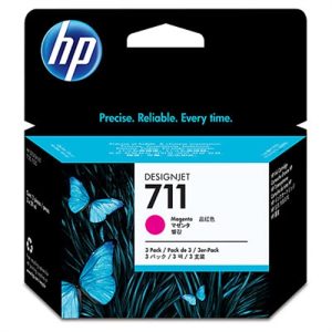 hp cartucho gf magenta nº711 29ml pack 3