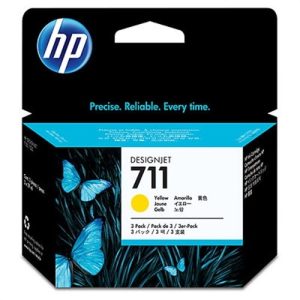 hp cartucho gf amarillo nº711 29ml pack 3