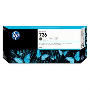 hp cartucho gf negro mate hp nº726 300ml pack 1