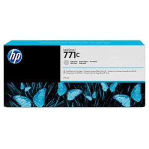 hp 771c 775 ml light gray designjet ink cartridge