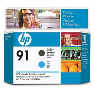hp cabezal gf negro/azul nº91 designjet/z6100
