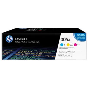 hp toner 305a c/y/m