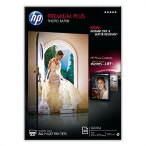 hp papel inkjet fotografico glossy premium a4 300gr 20hojas