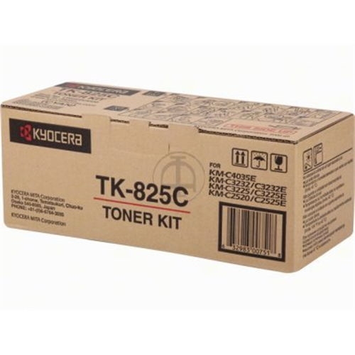 kyocera mita toner copiadora cian tk825c 7.000 pag. km c/2520/2525e/3225/3232/3232e/4035e kyocera mita toner copiadora cian tk825c 7.000 pag. km c/2520/2525e/3225/3232/3232e/4035e