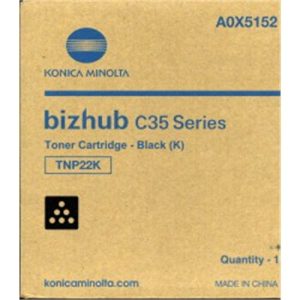 konica tnp 22 toner, black, 6.000 pages