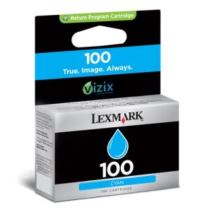 lexmark cartucho cian nº100 200 pag. retornable s/305/405/505/605 pro/205/705/805/905/800/900