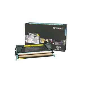 lexmark c734a1yg tóner y cartucho láser