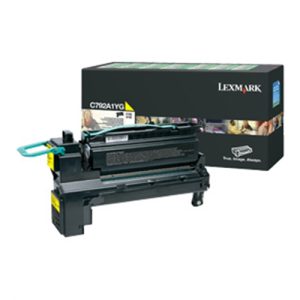 lexmark toner amarillo retornable c792 x792