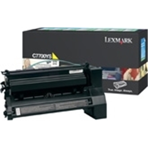 lexmark yellow return program print cartridge for c770/c772 lexmark yellow return program print cartridge for c770/c772