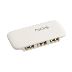 ngs ihub4 hub de 4 puertos usb 2.0 blanco