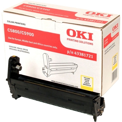 oki tambor c5800 / c5900 / c5550mfp 20.000 pag. amarillo oki tambor c5800 / c5900 / c5550mfp 20.000 pag. amarillo