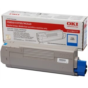 oki toner mc560 / c5850 / c5950 6.000 pag. cyan