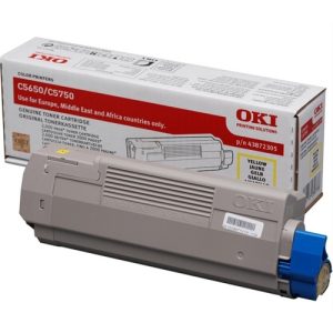 oki toner c5650 / c5750 2.000 pag. amarillo