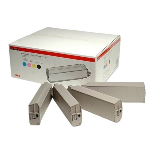 oki toner rainbow kit for c9300/c9500 oki toner rainbow kit for c9300/c9500