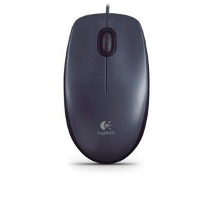 logitech mouse m90 ratón óptico cableado usb