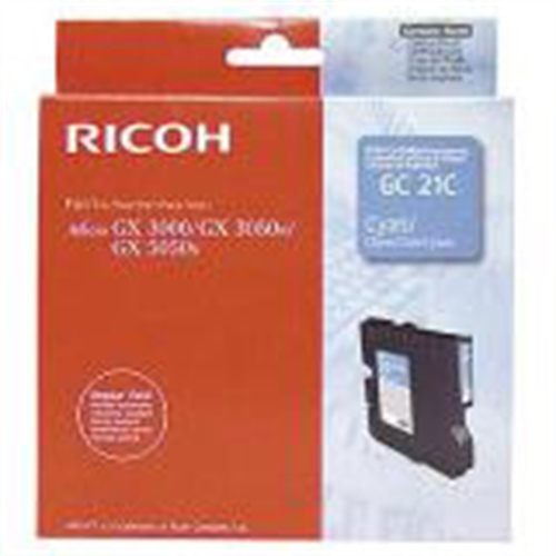 ricoh cartucho cian type gc 21c 1.000 pag. gx/3000/3050n/5050n/7000 ricoh cartucho cian type gc 21c 1.000 pag. gx/3000/3050n/5050n/7000