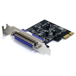 startech.com pex1plp tarjeta pci express 1 puerto paralelo incluye lp