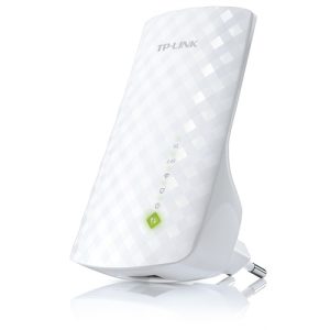 tplink re200 extensor cobertura wifi 802.11ac banda dual 5ghz 433mbps / 2.4ghz 300mbps antenas internas