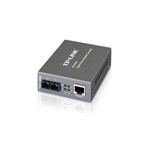 tplink mc210cs convertidor rj45 gigabit a fibra monomodo sc gigabit full duplex hasta 15km