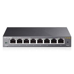 tplink tl sg108e 8 port metal gigabit switch conmutador gestionable easysmart 8 x 10/100/1000 sobremesa