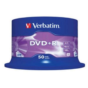 verbatim dvd+r 16x bobina 50