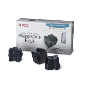 xerox cartucho tinta solida negro 3 barras 3.000 pag. pack 3 phaser/8560