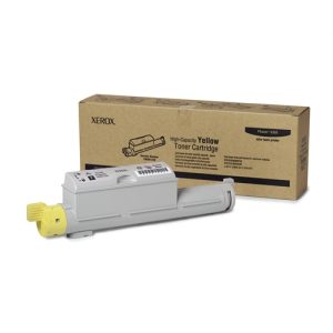 xerox cartucho de tóner amarillo de alta capacidad, phaser 6360