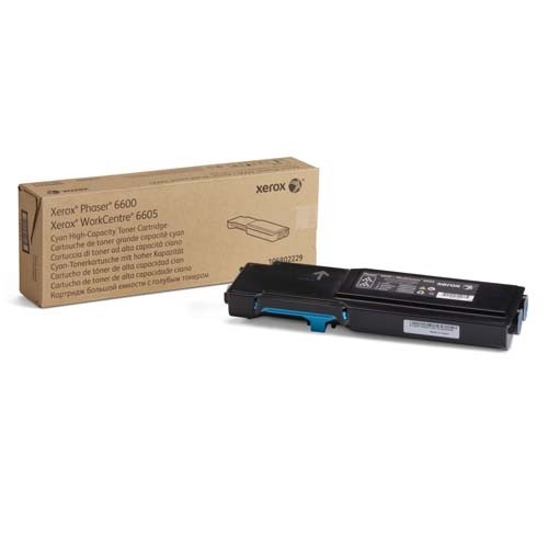 xerox phaser 6600/6605 toner cian xl