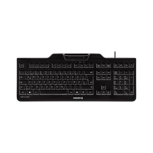 cherry kc 1000 sc teclado usb españa lector de tarjetas inteligente (dni) negro