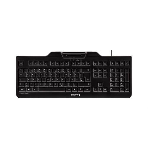 cherry kc 1000 sc teclado usb españa lector de tarjetas inteligente (dni) negro cherry kc 1000 sc teclado usb españa lector de tarjetas inteligente (dni) negro