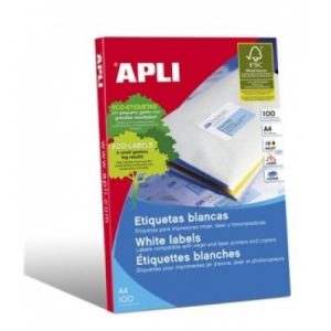 etiquetas apli 01274 105x37 poliv. 100a4 1.600ud.