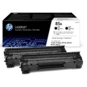 hp toner negro 85 a 1.600 pag. pack 2 laserjet p/1102 laserjet m/1132mfp/1212/1217