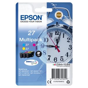 epson workforce wf 3000 y wf 7000 multipack nº27pack 3 colores