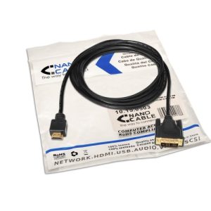 nanocable cable dvi a hdmi dvi18+1/m hdmi a/m 3m