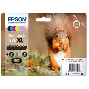 epson multipack 6 colours 378xl claria photo hd ink