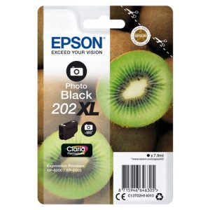 epson cartucho de tinta schwarz (foto) 7.9ml c13t02h14010 (202xl)