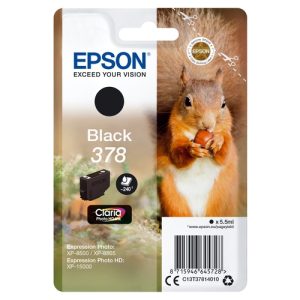 epson cartucho de tinta negro 240 páginas c13t37814010 (378)