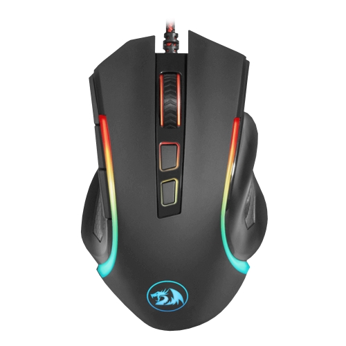 redragon griffin ratón gaming rgb negro