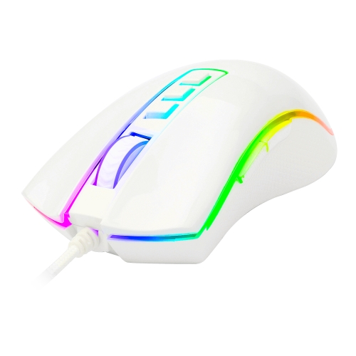 redragon cobra ratón gaming rgb blanco