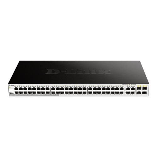 switch semigestionable d link dgs 1210 52/e 48p giga + 4p giga combo rack