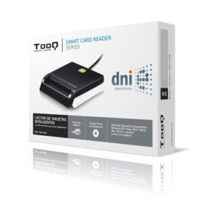tooq lector de tarjetas inteligentes externo + dni e usb 2.0