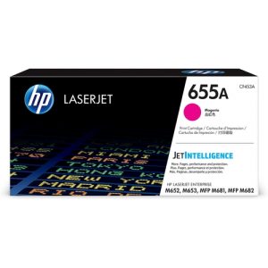 hp laserjet enterprise m652 toner magenta 655a cf453a 10.500 paginas