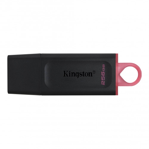 kingston exodia memoria usb 256gb usb 3.2 gen 1 con tapa enganche para llavero color negro