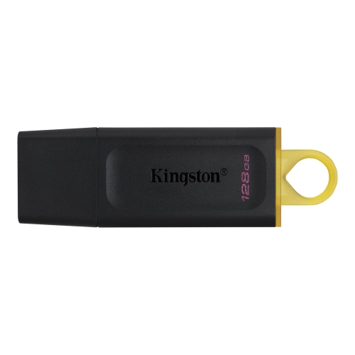 kingston exodia memoria usb 128gb usb 3.2 gen 1 con tapa enganche para llavero color negro