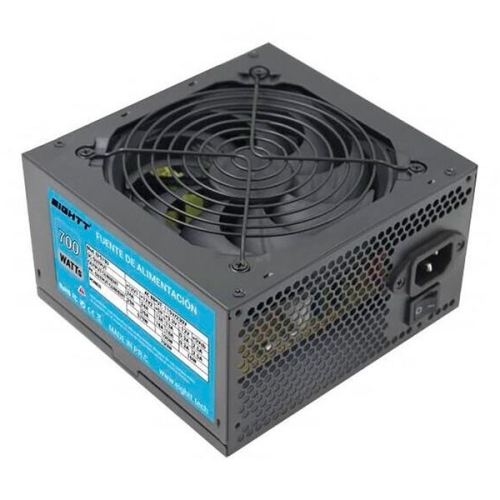 eightt fuente de alimentación atx 700w 4 x sata 2 x molex 1 x cpu 4+4 1 x pcie 6+2 ventilador 12cm sin cable