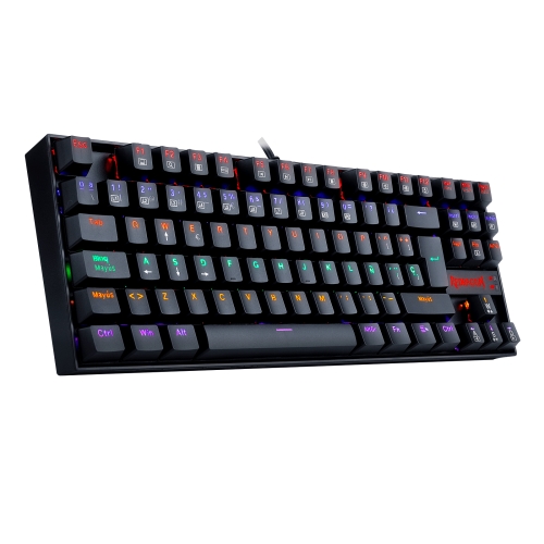 redragon kumara 2 teclado mecanico gaming rainbow español negro reacondicionado