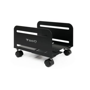 tooq soporte para cpu de suelo con ruedas umcs0004 b negro