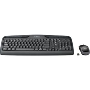 logitech wireless combo mk330 juego de teclado y ratón 2.4 ghz español negro
